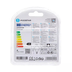 Żarówki LED G45 E14 4W zimne światło 2 sztuki 340 lm