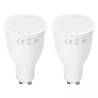 Żarówki LED GU10 15W 6500K zimna barwa 2 sztuki