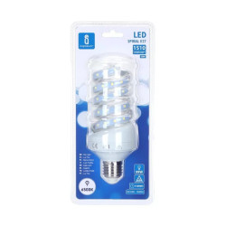 Żarówka LED E27 15W zimna 6500K 1510lm szklana spiralna