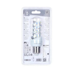 Żarówka LED E27 7W 6500K 660lm spiralna 360° przezroczysta do wnętrz