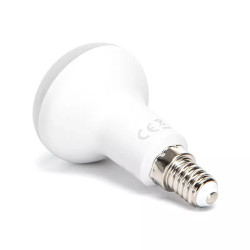 Żarówka LED R50 na gwint E14 7W ciepła 3000K 610lm biała plastikowa