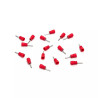 Preizolowane zaciski tłoczone na zimno 20 szt. czerwone PVC 1.5-2.5mm²