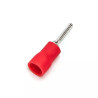 Preizolowane zaciski tłoczone na zimno 20 szt. czerwone PVC 1.5-2.5mm²