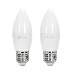 Zestaw 2 żarówek LED C37 E27 10W 3000K 935lm światło ciepłe