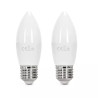 Zestaw 2 żarówek LED C37 E27 10W 3000K 935lm światło ciepłe