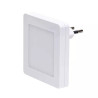 Lampka nocna LED 0,36W 3000K z czujnikiem światła i 2-stopniowym ściemniaczem