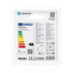 Żarówka LED GU10 3W 250lm zimna 6500K szkło Aigostar