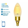 Żarówka LED inteligentna E14 4,5W 2700-6500K bursztynowa 470lm