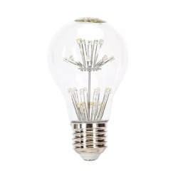 Żarówka LED A60 E27 1W 1800K ciepła z efektem gwiaździstego nieba
