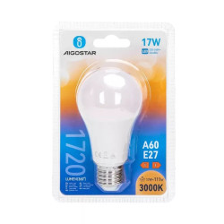 Żarówka LED A60 E27 17W ciepłe 3000K 1720lm do wnętrz