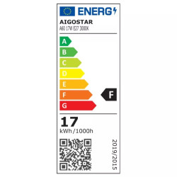 Żarówka LED A60 E27 17W ciepłe 3000K 1720lm do wnętrz