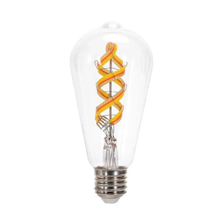 Żarówka LED ST64 E27 4,9W 470lm RGB+CCT regulowana barwa i kolor Bluetooth Mesh