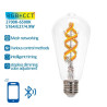 Żarówka LED ST64 E27 4,9W 470lm RGB+CCT regulowana barwa i kolor Bluetooth Mesh