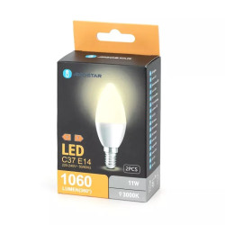 Żarówka LED C37 11W 3000K 1060 lm E14 światło ciepłe do wnętrz