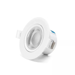 Podtynkowy panel LED 5W 3000K 370lm regulowany biały do wnętrz