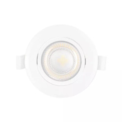 Podtynkowy panel LED 5W 3000K 370lm regulowany biały do wnętrz