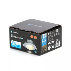 Podtynkowy panel LED 5W 3000K 370lm regulowany biały do wnętrz