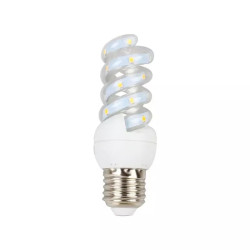 Żarówka LED spiralna E27 4,9W 3000K 420lm biała do wnętrz