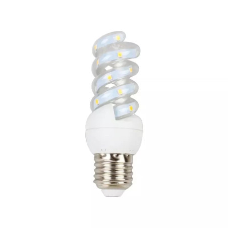 Żarówka LED spiralna E27 4,9W 3000K 420lm biała do wnętrz