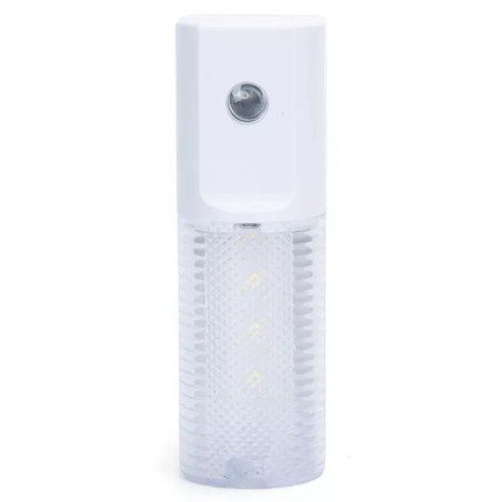 Lampka nocna LED 0,6W 6500K z czujnikiem światła, biała