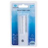Lampka nocna LED 0,6W 6500K z czujnikiem światła, biała
