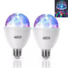 Żarówka LED E27 3W RGB do efektów świetlnych, 180° kąt świecenia