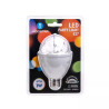 Żarówka LED E27 3W RGB do efektów świetlnych, 180° kąt świecenia