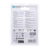 Lampka nocna LED 3W zimna 6500K 75lm na 3 baterie AAA czarna