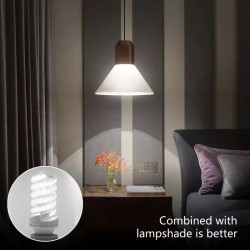 Żarówka LED spiralna E27 7W 3000K 620lm ciepłe światło ze szkła