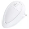 Lampka nocna LED 0,6W 20 lm ciepła z włącznikiem do gniazdka biała