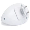 Lampka nocna LED 0,6W 20 lm ciepła z włącznikiem do gniazdka biała