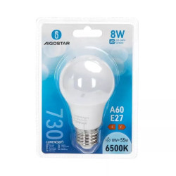 Żarówka LED A60 E27 8W zimna 6500K 730lm 1 sztuka