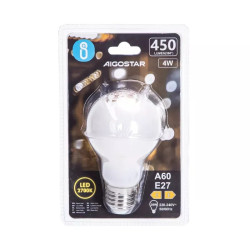 Żarówka LED 4W E27 2700K mlecznobiały klosz 450lm