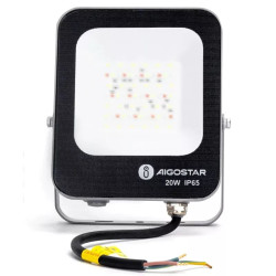Naświetlacz LED 20W z Bluetooth RGB zimna barwa 6500K IP65