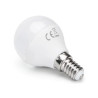 Żarówka LED kulka G45 4W E14 ciepła 3000K 340lm biała mleczna
