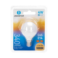 Żarówka LED kulka G45 4W E14 ciepła 3000K 340lm biała mleczna