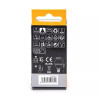 Żarówka LED G45 E14 6W ciepłe światło 3000K 510lm biała plastikowa