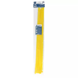 Opaski zaciskowe nylonowe 7,2x500 mm żółte 20 sztuk