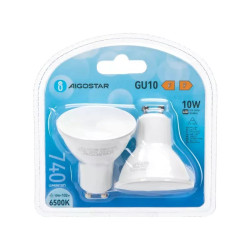 Zestaw 2 reflektorków LED GU10 10W 6500K 740lm białe światło