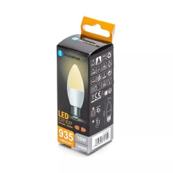 Żarówka LED C37 E27 10W 3000K ciepłe światło 935 lumenów