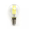 Żarówka LED G45 E14 6W 6500K zimna barwa przezroczysta szklana