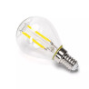 Żarówka LED G45 E14 6W 6500K zimna barwa przezroczysta szklana