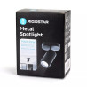 Reflektor sufitowy 35W czarny aluminium GU10 pojedynczy punkt