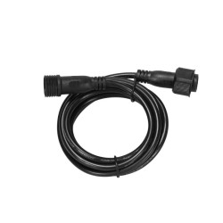 Przedłużacz do naświetlaczy solarnych 5 m czarny kabel PVC miedź