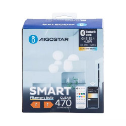 Zestaw 2 żarówek G45 Bluetooth Mesh 4,5W 2700-6500K E14 szklane