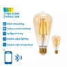 Zestaw 2 żarówek LED Bluetooth Mesh ST64 6W E27 regulacja barwy