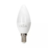 Żarówka LED świeczka E14 7W 6500K 620lm C37 biała plastikowa