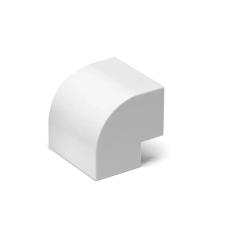 Kolanko zewnętrzne PVC białe 25x16 mm 4 sztuki do listew kablowych