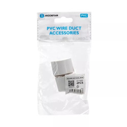 Kolanko zewnętrzne PVC białe 25x16 mm 4 sztuki do listew kablowych