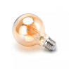 Żarówka LED G80 E27 6W 2200K bursztynowa 600lm do wnętrz